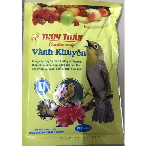 200g Cám Khuyên Thuý Tuấn Số 0 Dưỡng &amp; Thay Lông
