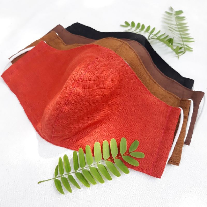 Khẩu trang Linen 3 lớp, thoáng mát, dịu cho da 🌿🌿🌿 | BigBuy360 - bigbuy360.vn