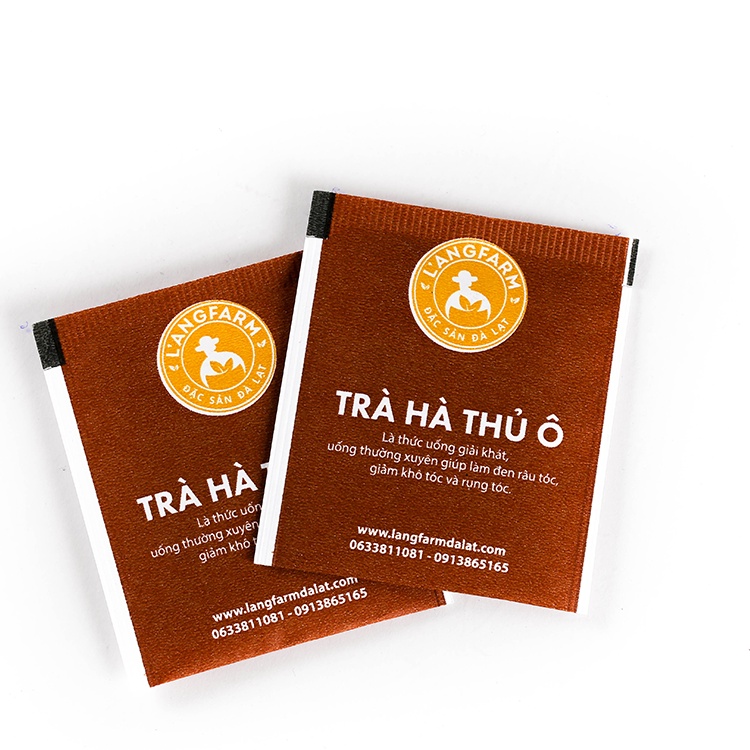 Trà hà thủ ô túi lọc L'angfarm, 25 tép, hộp, mẫu quấn dây kraft