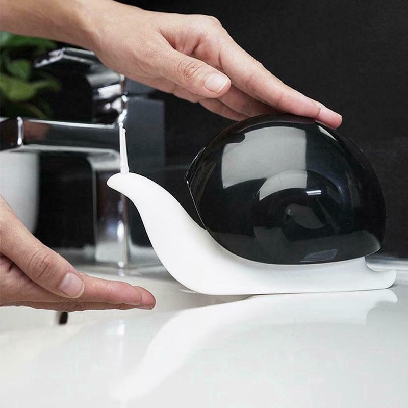 Chai đựng xà phòng bằng PP dạng vòi nhấn hình con ốc xinh xắn tiện dụng 120ml màu sắc ngẫu nhiên