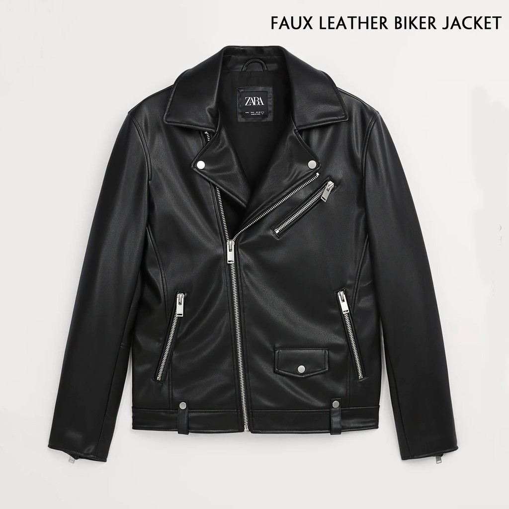 Áo Khoác Da Zara Dáng Biker - 2020AK61