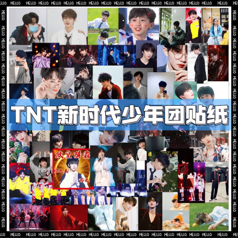 Mới Bộ 61 Miếng Dán Hình Era Youth League Tnt Trang Trí