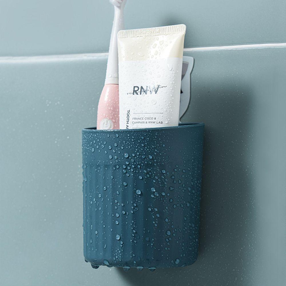 Giá Đỡ Cốc / Dao Cạo Râu / Bàn Chải Đánh Răng Gắn Tường Bằng Nhựa Đa Năng Tiện Dụng