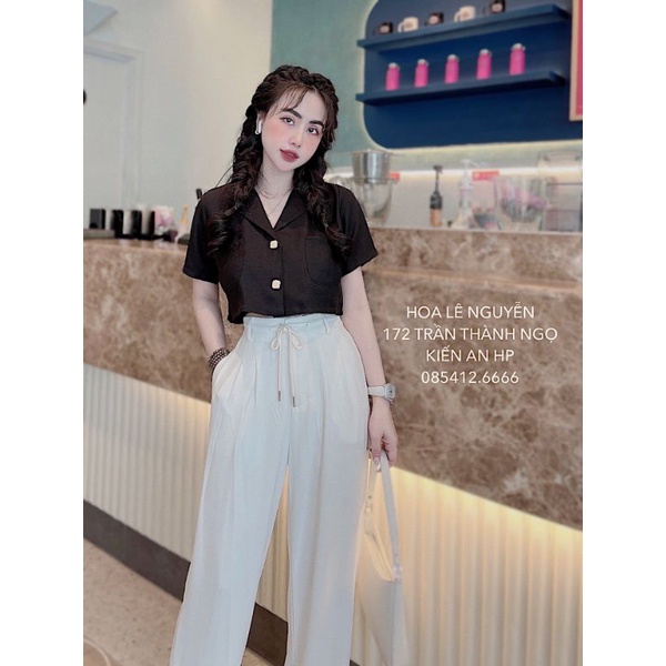 Áo vest khuy croptop | BigBuy360 - bigbuy360.vn