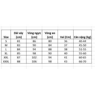 Váy bò dáng đuôi tôm