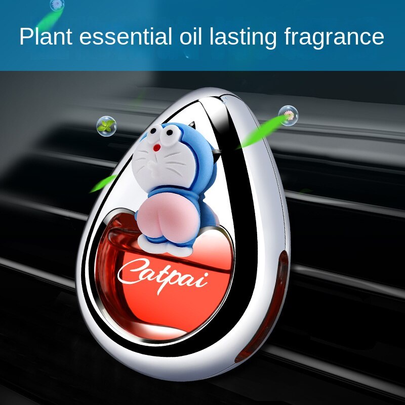Máy Khuếch Tán Tinh Dầu Thơm Xe Hơi Hình Doraemon / Hoa Nhài / Chanh / Rồng Cổ Xưa / jasmine / Hoa Nhàia Dễ Thương