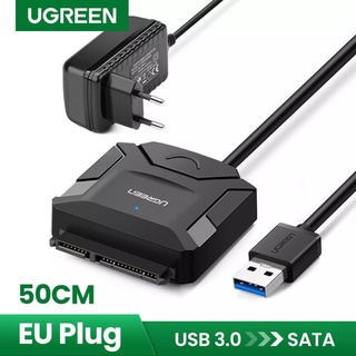 Mua Cáp USB 3.0 to SATA Chính hãng Ugreen 20636 CR108 ( đọc HDD 12TB kèm Adapter 12V 2A)