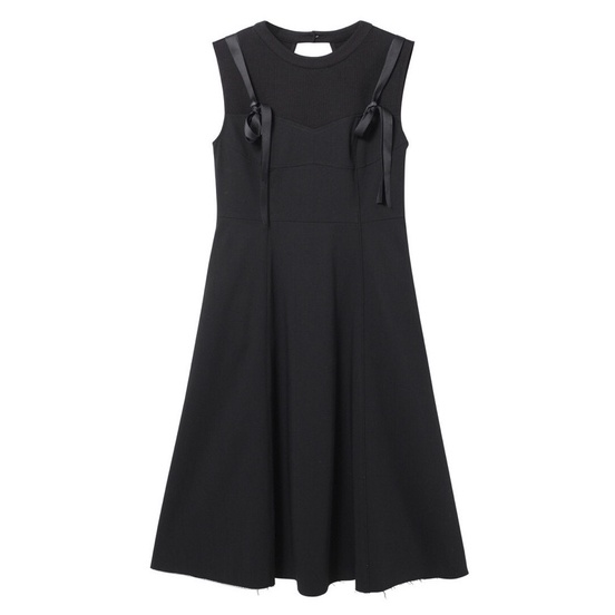 Đầm đen phối nơ Peacebird