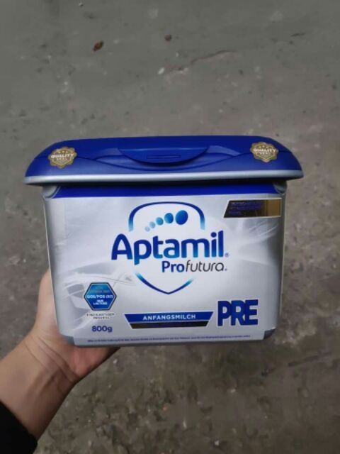 Sữa Aptamil Profutura Đức Hộp Bạc Lùn số 1, 2- 800gr