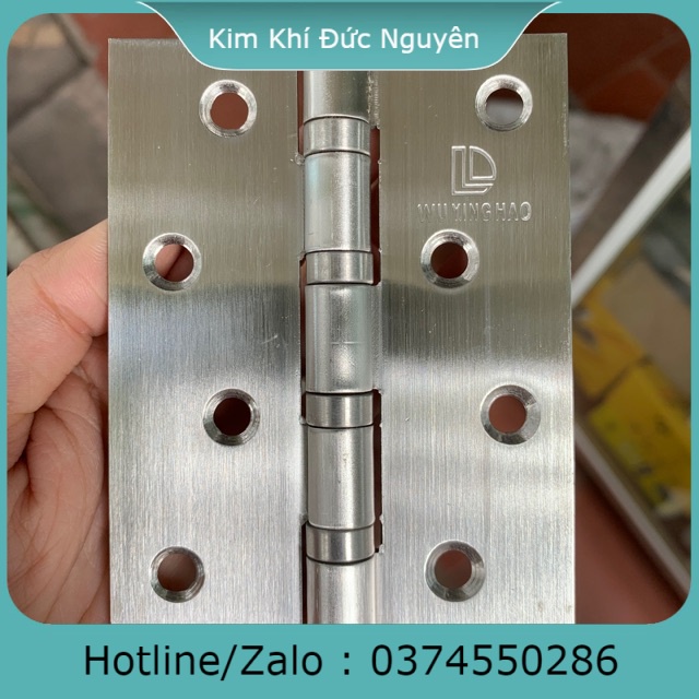 Bản lề lá inox 10cm dày 2 chiếc (inox 304) KIM KHÍ ĐỨC NGUYÊN