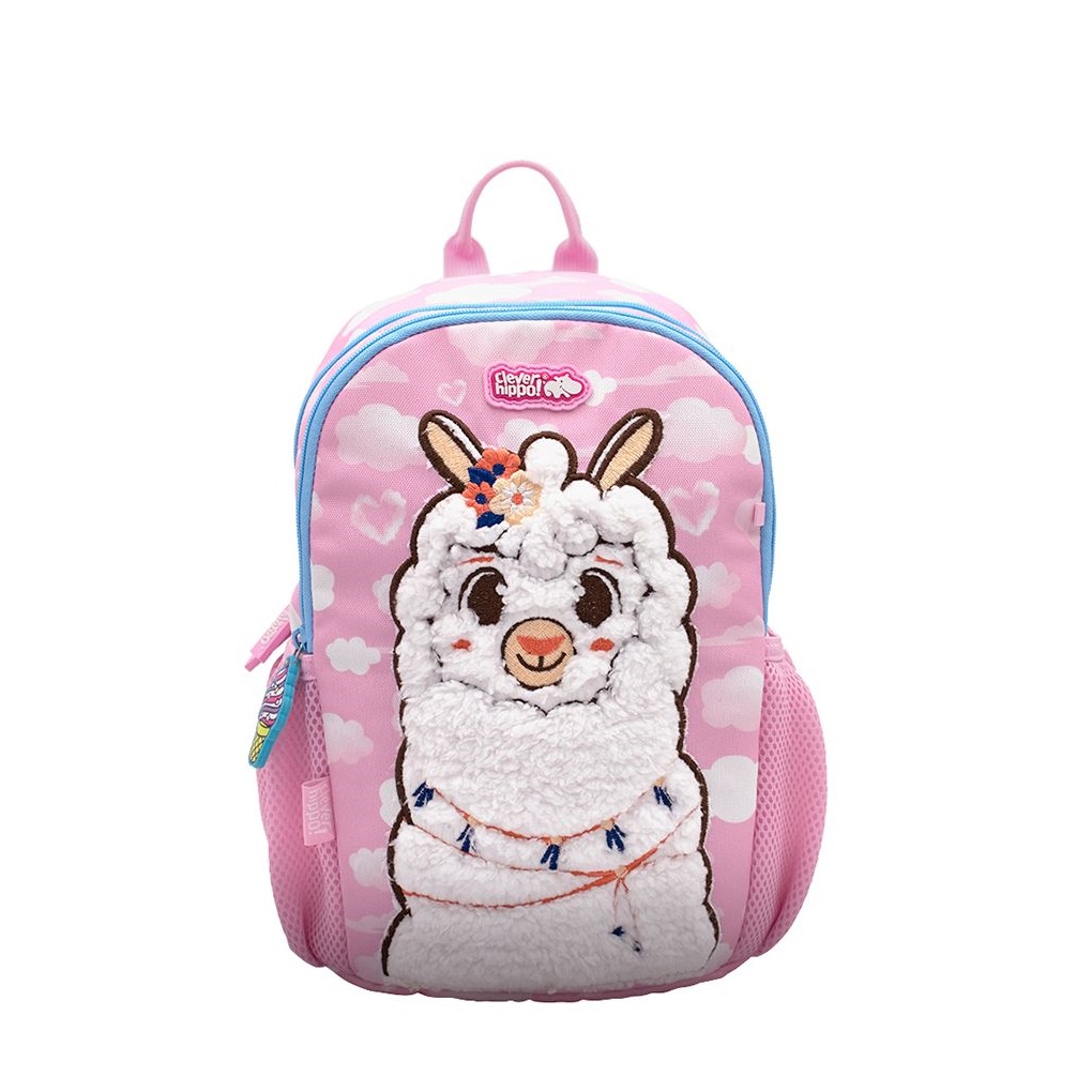 [CHÍNH HÃNG] Balo Cho Bé Gái Clever Hippo Alpaca Dễ Thương BA4105 thiết kế siêu nhẹ dành cho bé gái 