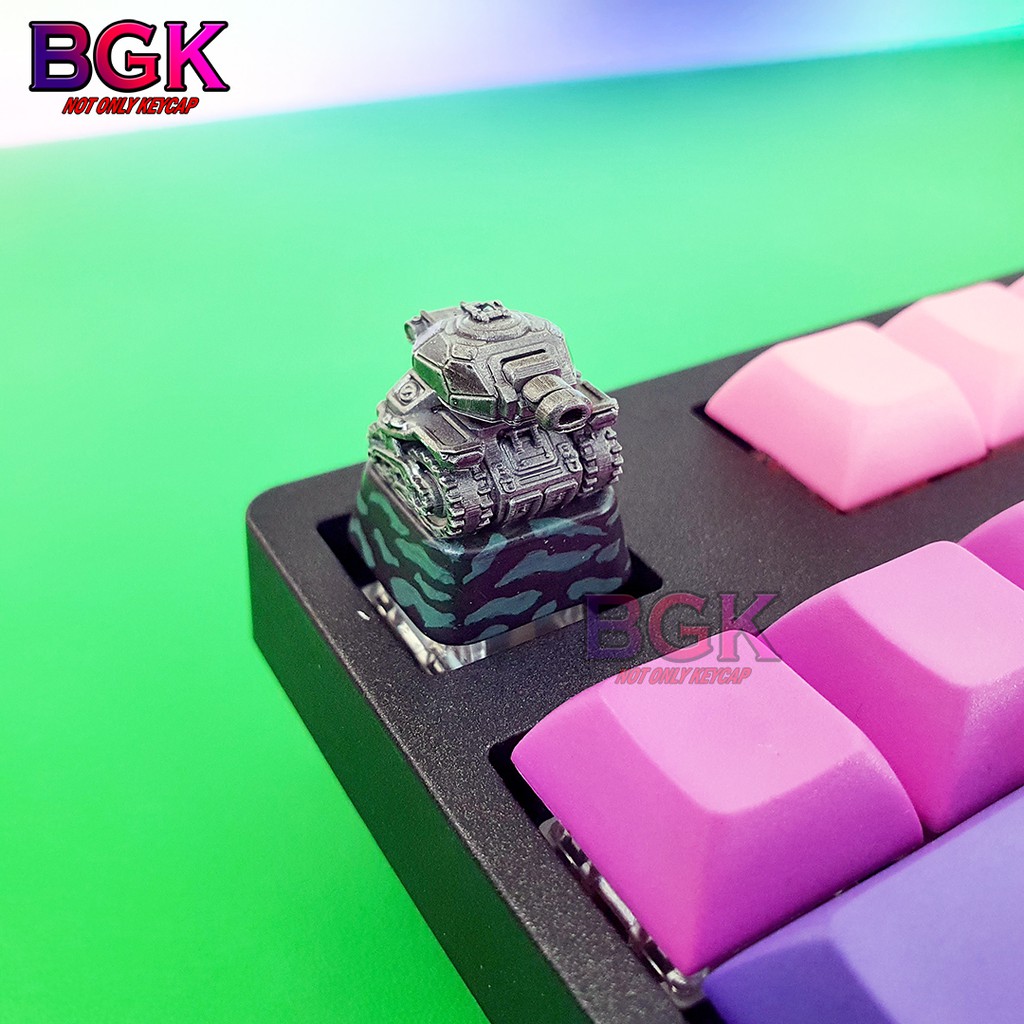 Keycap Lẻ Xe Tăng Tank Panzer V2 Cực đẹp ( Đế Xuyên LED, Keycap bàn phím cơ,keycap resin độc lạ )