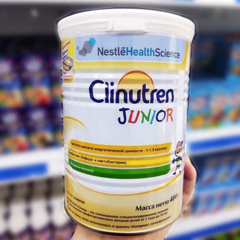 [Cao Năng Lượng] Sữa Tăng Cân Cho Bé, Sữa Clinutren Junior 400g, Nga