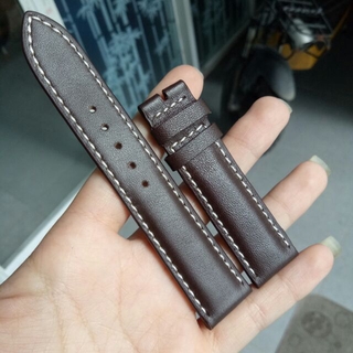 DÂY ĐỒNG HỒ NÂU CHỈ TRẮNG