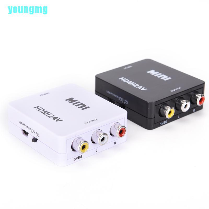 Bộ Chuyển Đổi Hdmi Sang Rca Av / Cvbs Hd 1080p Mini Hdmi2Av Video | BigBuy360 - bigbuy360.vn