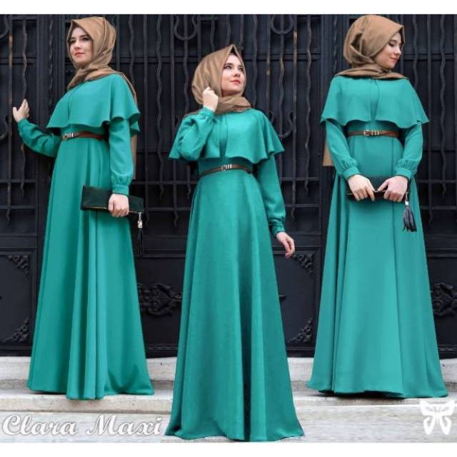 ^_ Cod Clara Maxi Tay Áo Dài Có Thể Tháo Rời Pasmina Jersey Beltfit Đến L Bestsel | BigBuy360 - bigbuy360.vn