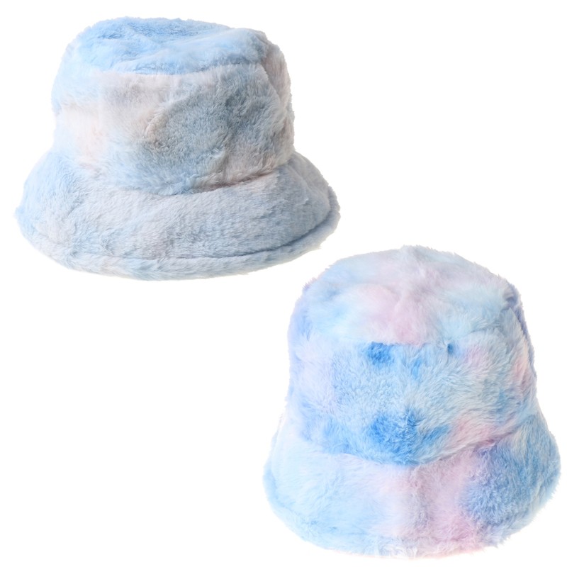 Nón Bucket Phối Màu Cầu Vồng Thiết Kế Đơn Giản Cho Nữ