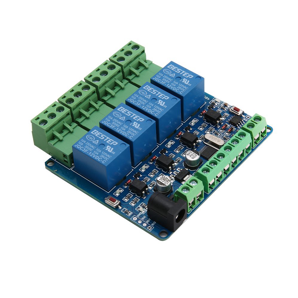 Mô Đun Rơ Le 4 Kênh 12v Rs485 / Ttl | BigBuy360 - bigbuy360.vn