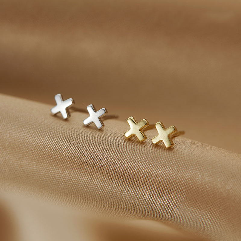 Khuyên Tai Mạ Bạc 925 Kiểu Hàn Quốc Xinh Xắn Cho Nữ