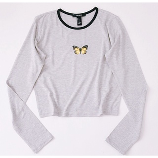 Áo croptop nữ tay dài