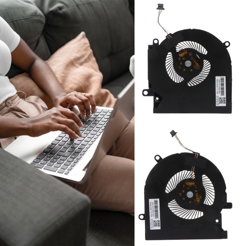 Bộ Tản Nhiệt CPU GPU 4 Dây DC 5V 4pin Cho HPOMEN 15-EK TPN-Q236 Q238 M0