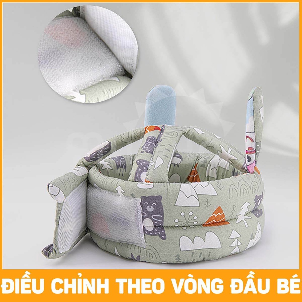 Mũ nón bảo vệ đầu trẻ em bảo hiểm chống va đập cho bé tập bò, đi MySun