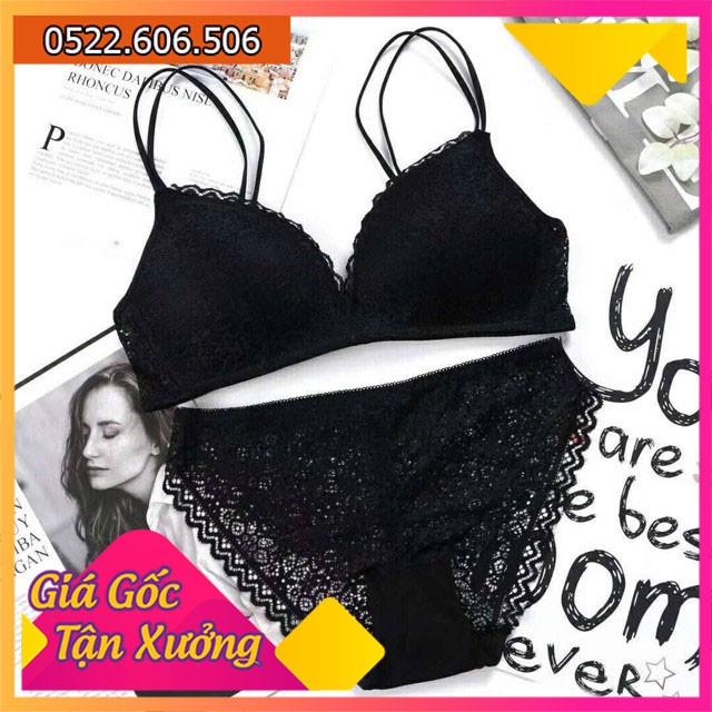 [ Mã giảm giá VUON15K ] HÀNG CAO CẤP- BỘ ĐỒ LÓT REN KHÔNG GỌNG ĐỆM MỎNG SIÊU SEXY
