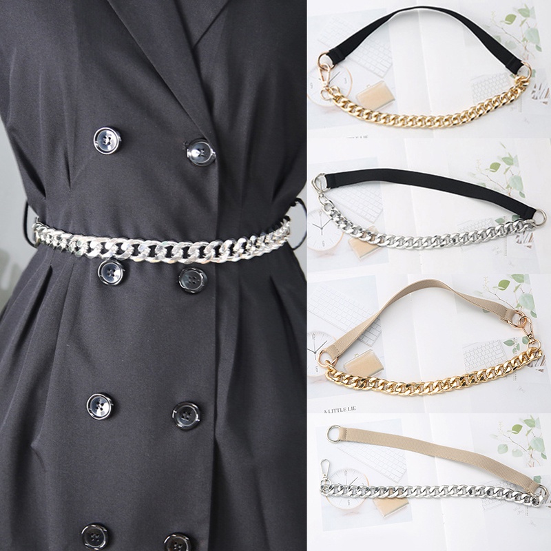 Thắt lưng kiểu chuỗi xích có thể tháo rời phong cách cổ điển thời trang cá tính cho nữ