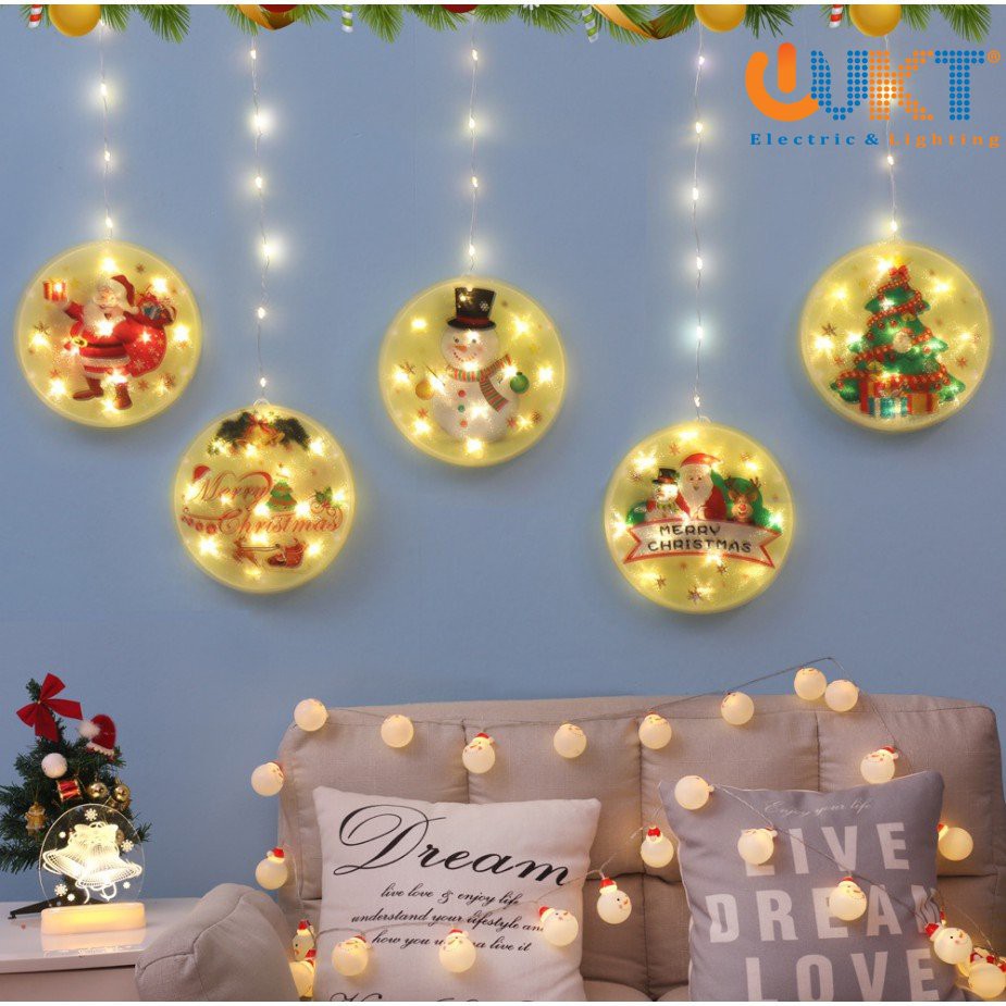 Đèn LED trang trí NOEL - Merry Christmas - Mẫu mới 2020