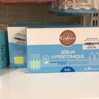 Nước muối kháng viêm Gifrer Pháp