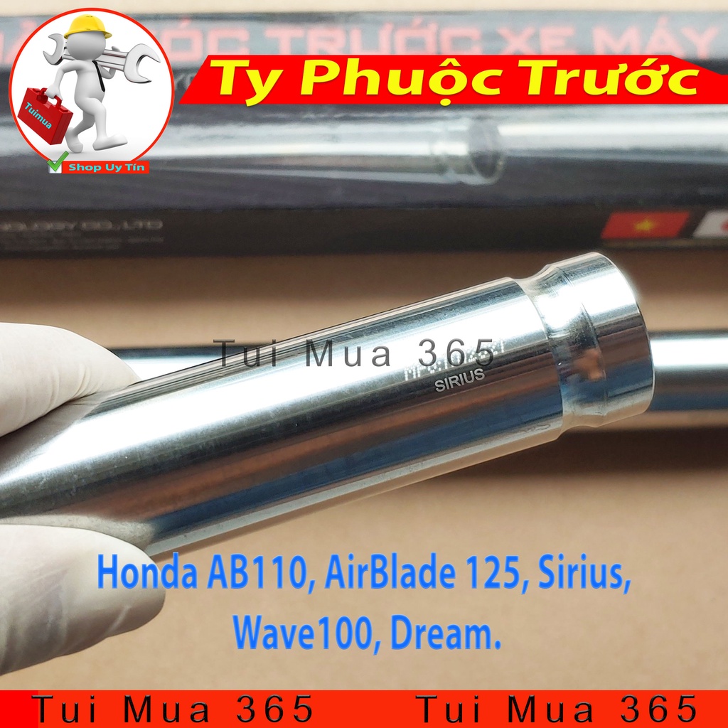 Ty phuộc trước chính hãng JMS dành cho xe Wave 100, Sirius, Dream, AB110, Air Blade 125