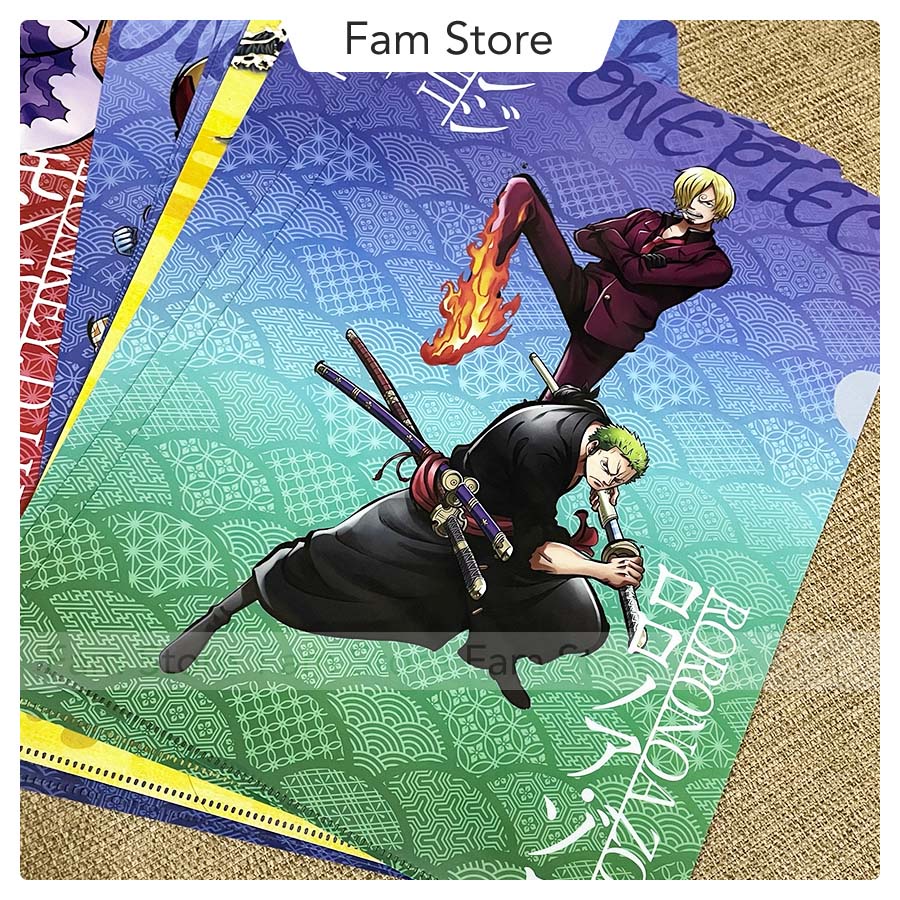 Tập đựng tài liệu Clear file One Piece x 7-Eleven Japan (Quà tặng giới hạn kỉ niệm vol.100)