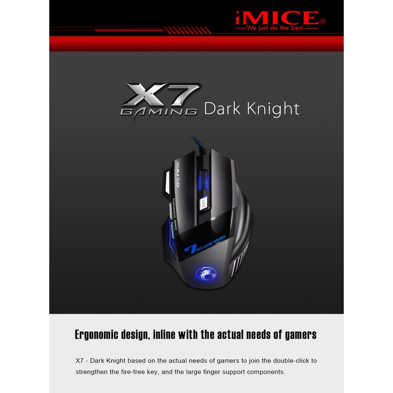 chuột gaming chính hãng imice / X7 Gaming