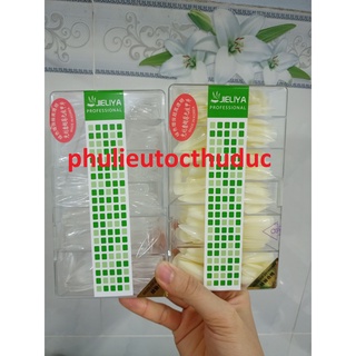500 móng/hộp Móng tay úp giả dùng để nối móng Jieliya