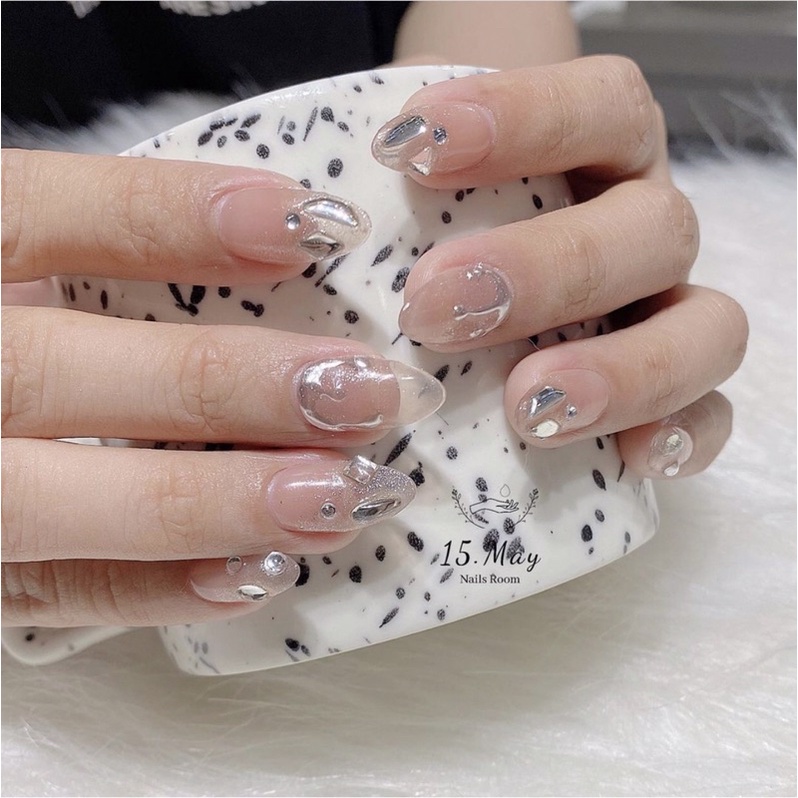 MẪU NAILBOX MÓNG UP THẠCH ĐÍNH ĐÁ