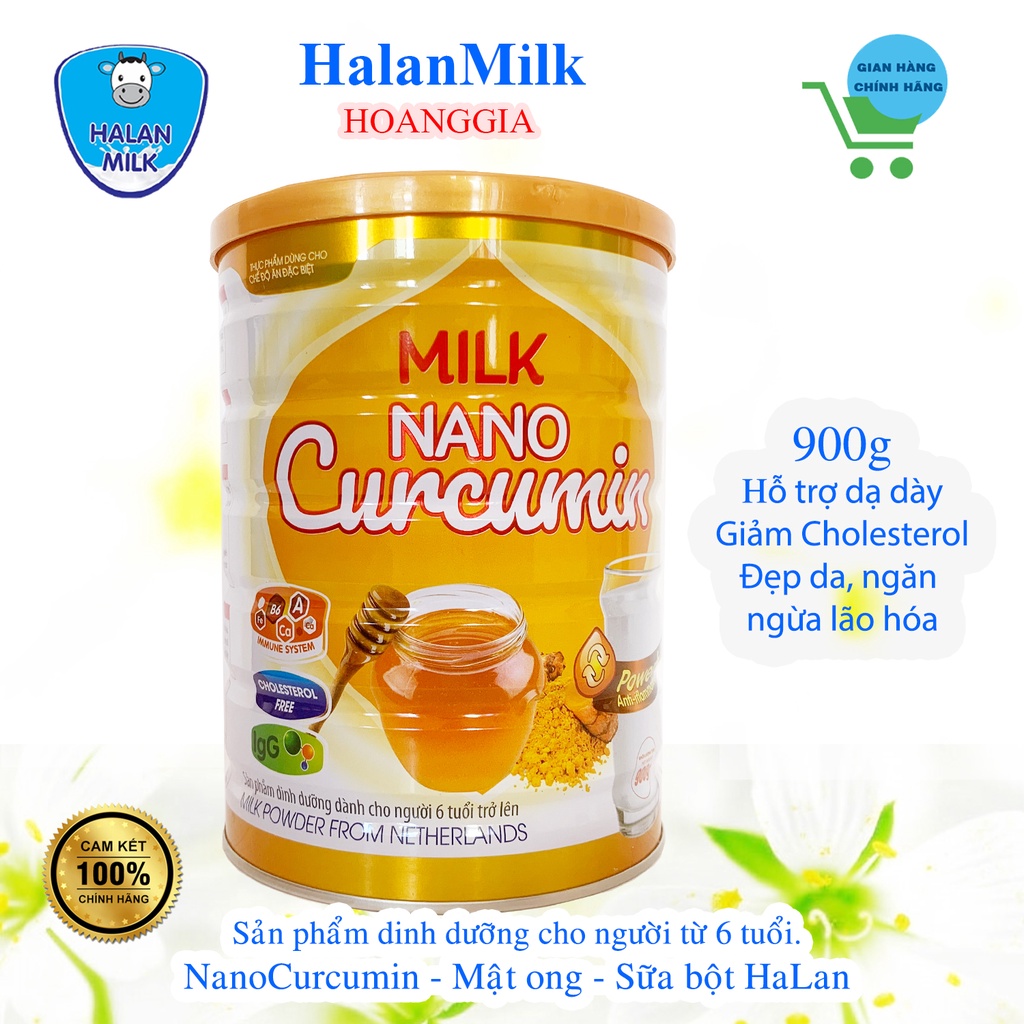 Sữa Nano Curcumin - Halan Milk - Sữa Ong Chúa 900gr