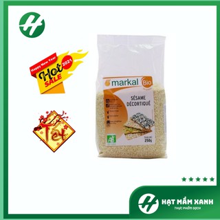 Hạt Mè (Vừng) Trắng Hữu Cơ Tách Vỏ  Markal 250g - Pháp (2021)
