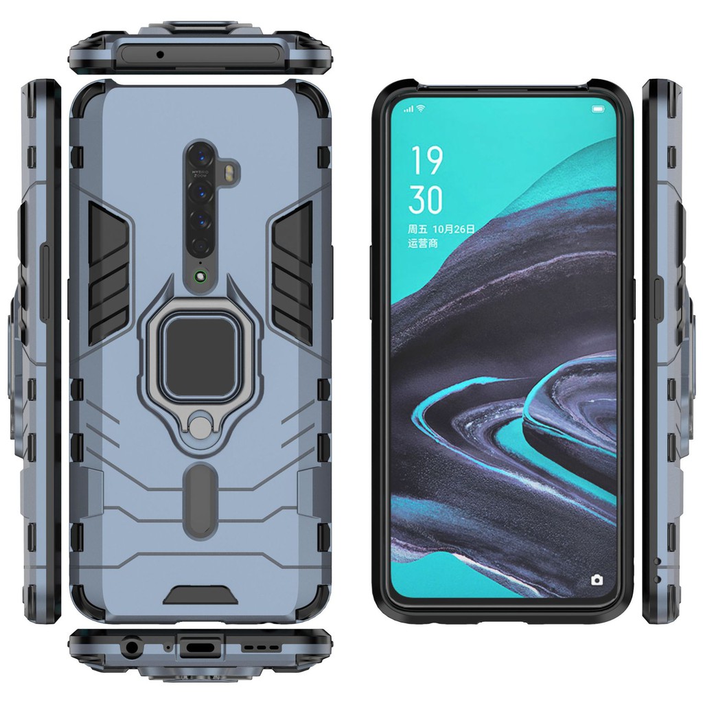 Ốp lưng Oppo Reno 2 reno2 - Ốp lưng chống sốc iron man Iring siêu bền, bảo vệ camera tối đa