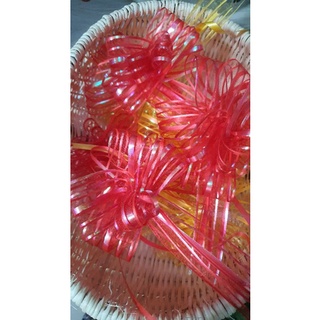 10 nơ rút voan trơn 5cm