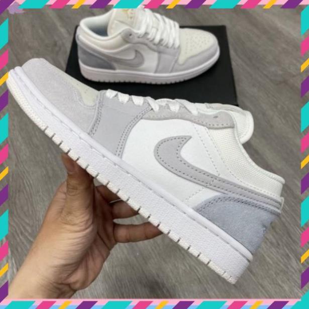 Giày Thể thao Jordan Paris JD1 Cổ Thấp Gót Xanh, Giày Jodan Low Thấp Cổ Nam Nữ Hot Hit