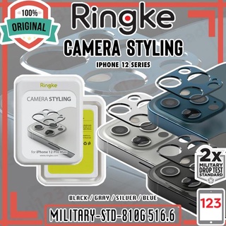 RINGKE Vòng Bảo Vệ Ống Kính Camera Cho iPhone 12 Mini 12 Pro Max