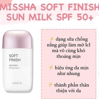 Kem chống nắng Missha Sun Milk 70ml