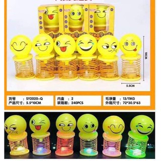 Thú nhún emoji loại có đèn phát sáng