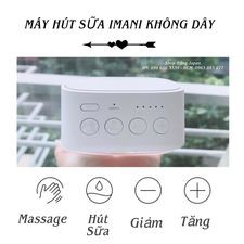 Máy hút sữa IMANI không dây thông minh tiện dụng - Hàng CHÍNH HÃNG made in Korea