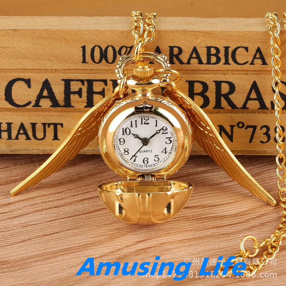 Quartz Pocket Watch Mới Harry Potter Trái Snitch Bóng Lớn Cánh Retro Thạch Anh Nhỏ Đồng Hồ Bỏ Túi Nhà Sản Xuất Bán Buôn | BigBuy360 - bigbuy360.vn