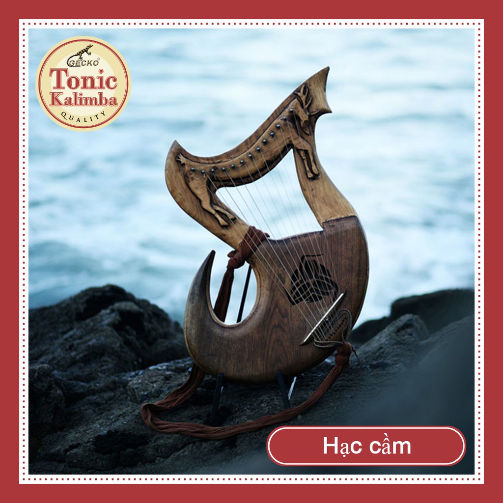 Đàn Lyre Harp đàn hạc thủ công Tặng phụ kiện giáo trình bảo hành thân đàn 10 năm tặng đàn kalimba 17 phím KATENE-W01042