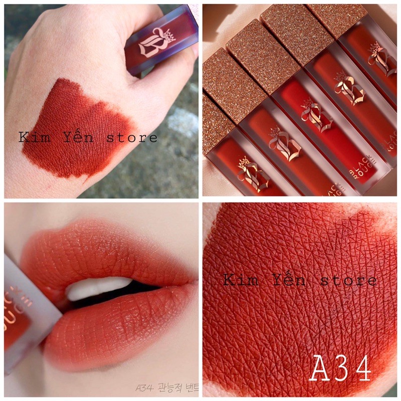 Son Black Rouge Air Fit Velvet Tint Ver 7 Velvet Crown – The King ( chất son handmade ) | BigBuy360 - bigbuy360.vn