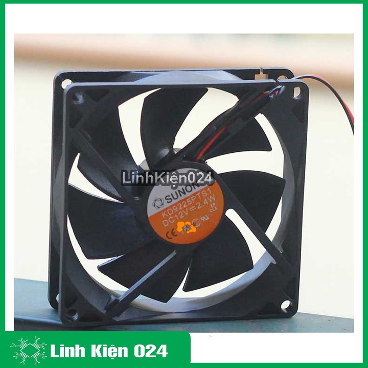 Quạt Tản Nhiệt Sunon 9X9X2.5CM 12VDC - 2.6W