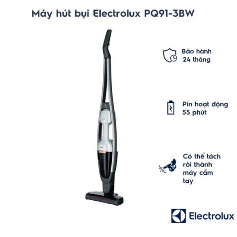 [Mã ELHA10 giảm 6% đơn 5TR] Máy hút bụi không dây Electrolux PQ91-3BW