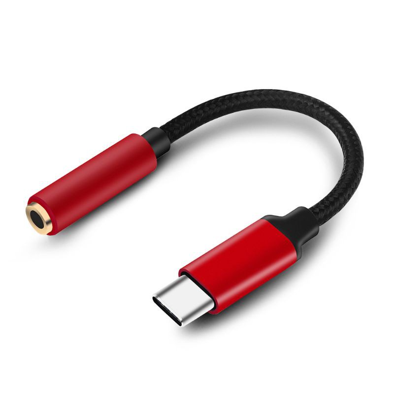 QUU USB C Headphone Jack Adapter Type C Male to 3.5MM Female Aux Audio Cable for Samsung Xiaomi Huawei HTC OnePlus Cellphones